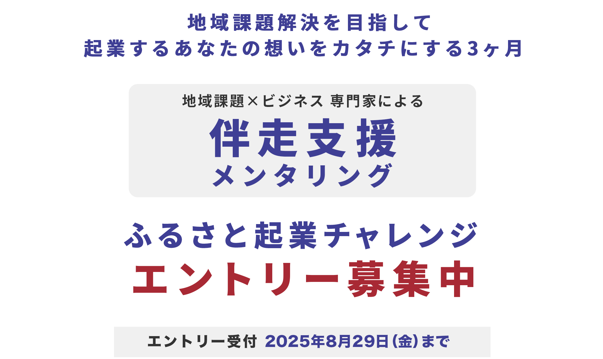 ふるさと起業チャレンジ 2025開催